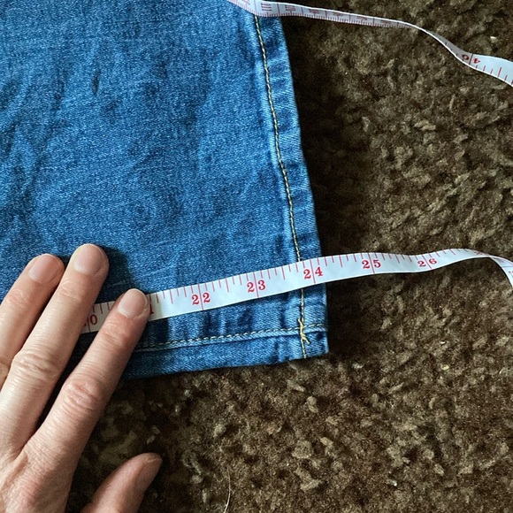 Seven7 Blue Boot Cut Jeans with Faded Distressing - Picture 15 of 15